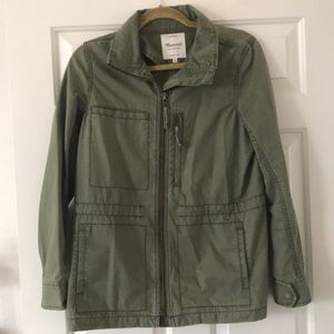 Madewell Fleet Jacket in Olive Green
